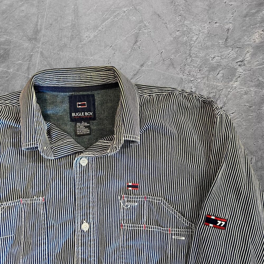 Bugle Boy vintage 90s/00s Y2K workwear carpenter button up shirt